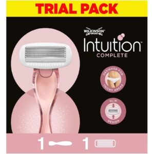 Wilkinson Sword Intuition Complete For Women Smooth Shave Razor Handle + 1 Blade Refill