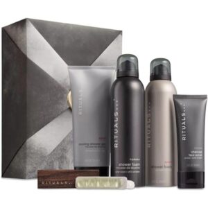RITUALS L Homme Gift Set - 5 Bath and Body Products Enriched with Bamboo, Japanese Mint and Cedar Wood - Invigorating and Refreshing Gift Box