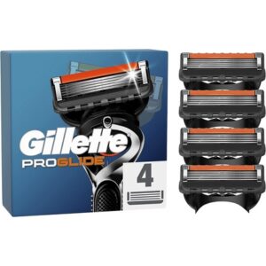 Gillette ProGlide Razor Blades for Men with Precision Trimmer 5 Anti-Friction Blades - Pack of 4