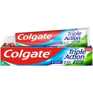 Triple action anti-caries toothpaste with calcium intense mint flavor tube 75ml