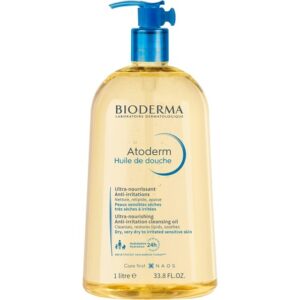 Bioderma Atoderm Shower Oil Cleansing Oil Body Wash for Very Dry to Eczema-Prone Skin 1L