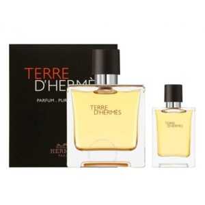Hermes Men's Terre d' Gift Set  Eau De Parfum 75ml + 12.5ml