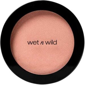Wet n Wild Color Icon Blush Pearlescent Pink Pressed Powder with Silky Formula - Vegan
