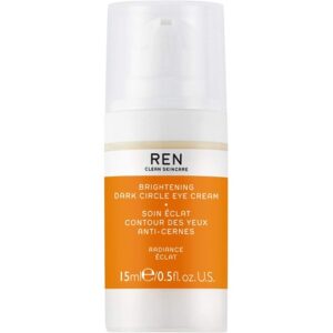 REN Clean Skincare Brightening Dark Circle Eye Cream Hydrates and Reduces Dark Spots in 7 Days Revives and Firms Tired Under Eyes by Evening Skin Tone Vegan and Cruelty Free Step 3 Treat