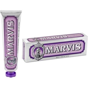MARVIS Jasmin Mint Toothpaste 85ml with Floral Notes of Jasmine Blossom and Fluoride