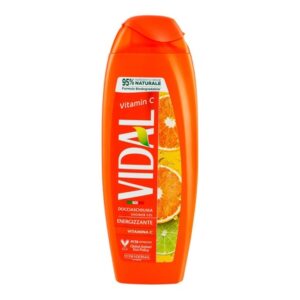 Vidal Vitamin C Shower Gel Energizing 250ml 8.4 Fl Oz Italian Import