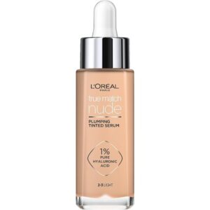 Loreal Paris True Match Nude Plumping Tinted Serum with Hyaluronic Acid 2-3 Light 30ml