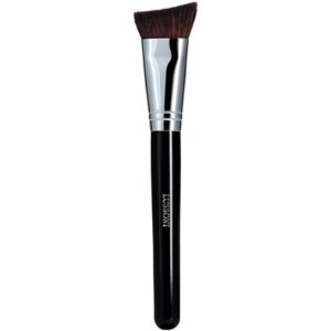 T4B LUSSONI 300 Series Professional Makeup Brushes for Bronzer, Highlighter, Blush, Powder, and Contouring - Angled, Round (PRO 336 Angle Contour Mixer)