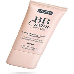 PUPA BB Cream + Primer for All Skin Types 01 Nude Product Cosmetic Makeup