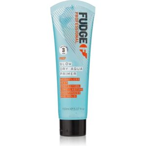 Fudge Professional Blow Dry Hair Styling Serum Aqua Blow Dry Primer with Hyaluronic Acid 150ml