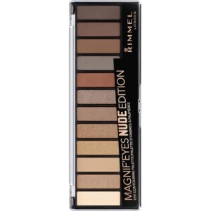 Rimmel Magnif'eyes Nude Edition Eyeshadow Palette 12 Shades Cream