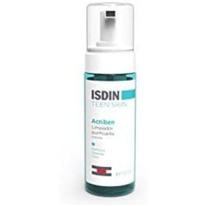 ISDIN Acniben Acne Cleansing Foam 150ml - Deep Cleanses Skin and Removes Excess Sebum