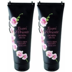 Tesori d'Oriente Orchidea Della Cina Chinese Orchid Shower Cream 8.45 Fluid Ounce (250ml)