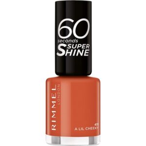 Rimmel London 60 Seconds Super Shine Nail Polish 411 A Lil Cheeky