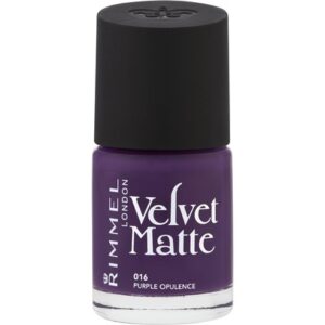 Rimmel Velvet Matte Nail Polish Purple Opulence