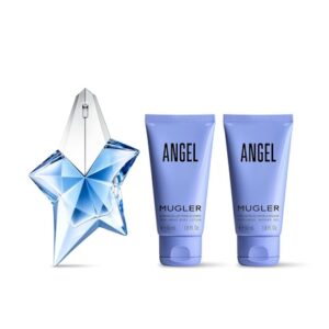 MUGLER Angel Eau de Parfum Women's Perfume Gift Set Ambery & Woody with Bergamot Praline and Patchouli Long Lasting Fragrance