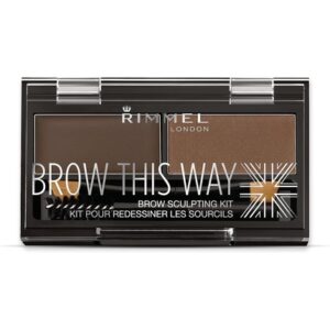 Rimmel Brow This Way Brow Sculpting Kit 3.3g 003 Dark Brown