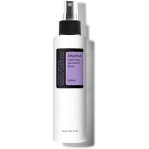 COSRX AHA/BHA Exfoliating Facial Treatment Toner Essence for Whiteheads, Pores, and Uneven Skin 150ml