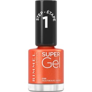 Rimmel London Super Gel Nail Polish 12ml 96 Heatwave Away