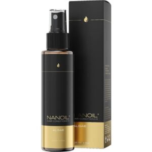 Nanoil Hair Conditioner with Algae - Two-Phase Hair Conditioner 125ml Professional Care Moisture Smoothness for Dry Fine Hair