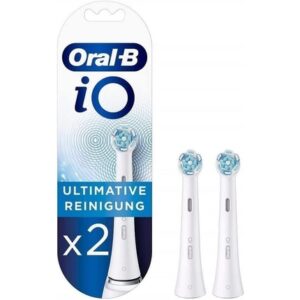 Braun Oral-B iO Series toothbrush heads, 2pcs, White
