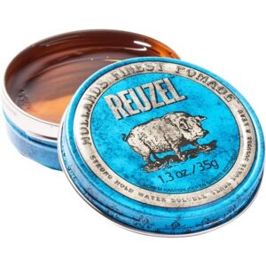 Reuzel Blue Strong Hold Water Soluble Pomade Hair Wax For Men 35ml