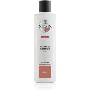 Nioxin 3-Part System 4 Colored Hair with Progressed Thinning Hair Treatment Scalp Therapy Hair Thickening Treatment Shampoo 300ml