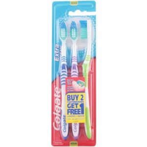 Colgate Extra Clean Toothbrush Medium - Pack of 2 + 1