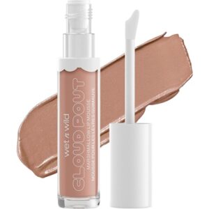 Markwins Wet n Wild Cloud Pout Marshmallow Lip Mousse Matte Liquid Lipstick with Argan Oil Avocado Oil and Vitamin E Fluffernutter