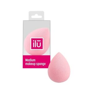T4B ILU Rosa Tropfenförmige Medium Makeup Schwamm Für Foundation, Concealer Und Puder