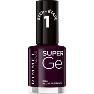Nail polish Rimmel London Super Gel Plum Pudding Nº 064 12ml
