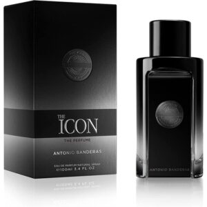 The Icon by Antonio Banderas Eau de Perfume for Men 100ml - Wood, Amber, and Sandalwood Notes