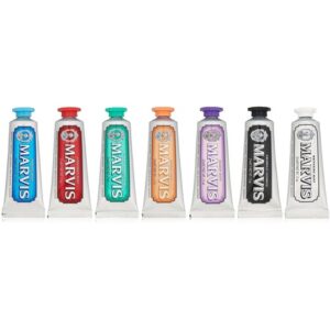 Marvis 7 Flavors Travel Toothpaste Gift Set in Black Gift Box