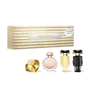 Paco Rabanne Perfume For Women Gift Set Mini Variety Splashes 0.14 Fl oz