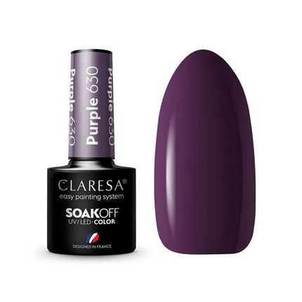 630 Purple UV Nail Polish 5ml Claresa