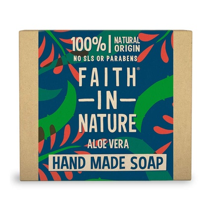 Faith in Nature Natural Aloe Vera Hand Soap Rejuvenating Vegan and Cruelty-Free 100g