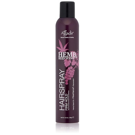Agadir Hemp & Red Wine Firm Hold Hair Spray 10.5 Oz