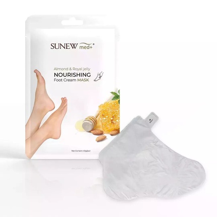 SunewMed Intensively Regenerating Moisturizing Foot Mask with Sweet Almond Oil