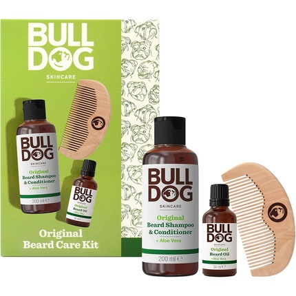 Bulldog Skincare Men's Gift Set Original Beard Care Kit