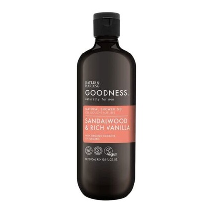 Baylis & Harding Sandalwood & Rich Vanilla Shower Gel for Men 500ml