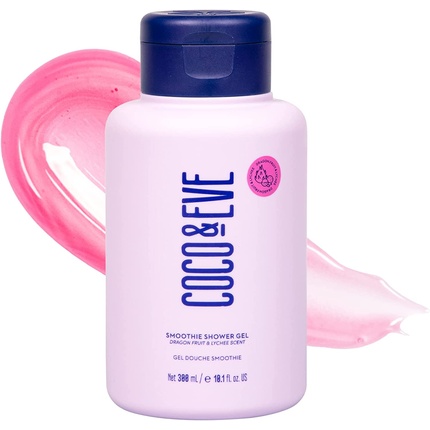 Coco & Eve Glow Figure Smoothie Shower Gel Lychee & Dragon Fruit Scent 10.1 fl oz 300ml