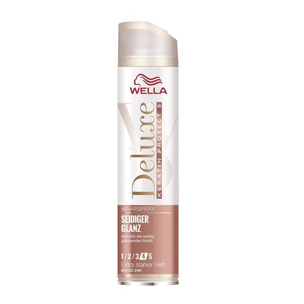 Wella Deluxe Silky Shine Hairspray Styling Spray for Natural Shine