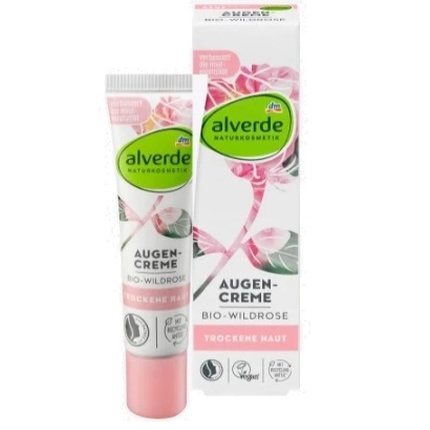 Alverde Organic Wild Rose Eye Cream - Advanced Anti-Aging Care For Natural Skincare 30ml