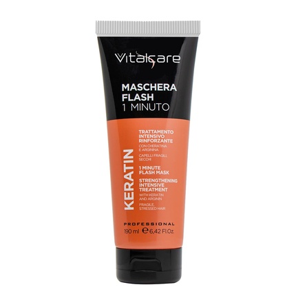 VITALCARE Keratin Mask Flash 1 Minute Intensive Treatment Strengthening 190ml
