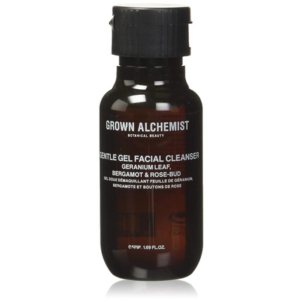 Grown Alchemist Gentle Gel Facial Cleanser Bergamot Rosebud 50ml Travel Size