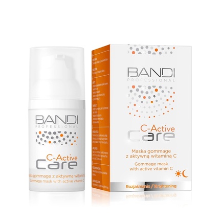 Professional Face Mask with Active Vitamin C Gentle Exfoliation Skin Renewal Skin Brightening Anti-Aging Prevention Antioxidant Properties Protection from Environmental Pollution Gommage Mask with Active Vitamin C