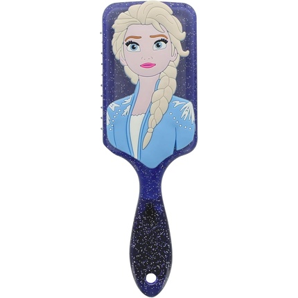 Disney Frozen II 3D Silicone Hair Brush Elsa The Snow Queen for All Hair Types