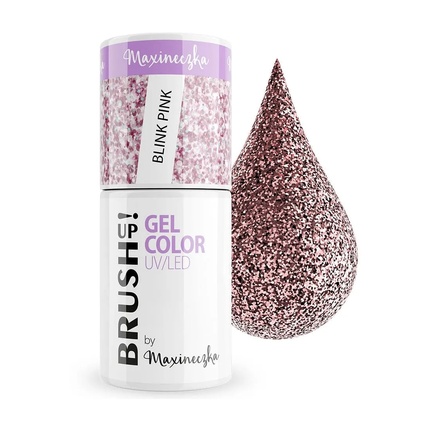 Brushup Gel Color Uv Led Hybrid Nail Polish Blink Pink 5g