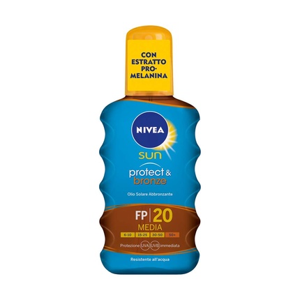 Sun Protect & Bronze Sun Tan Activating Protecting Oil SPF 20 Spray 200ml