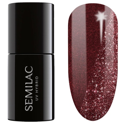 Semilac UV Nail Polish Hybrid 397 Tea before Wine 7ml Day & Night Collection
